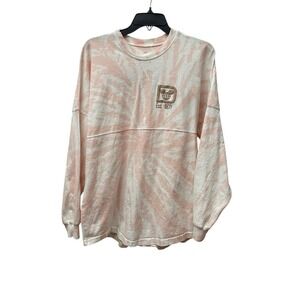 Walt Disney World Parks Spirit Jersey Women Rose Gold Glitter Tie Dye #U10-6